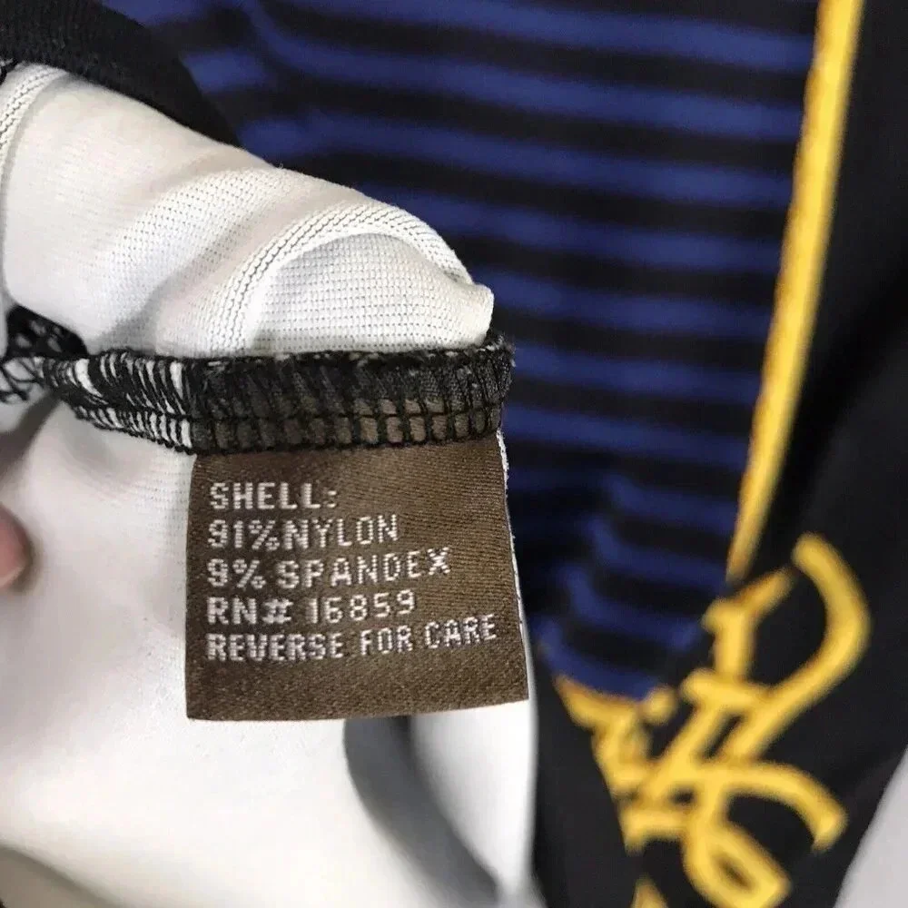 J McLaughlin Signature Tee Catalina Cloth Top Size Medium 3/4 Sleeve Nautical - Picture 13 of 15